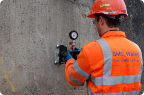 SMS Wales load testing of bolts and fixings